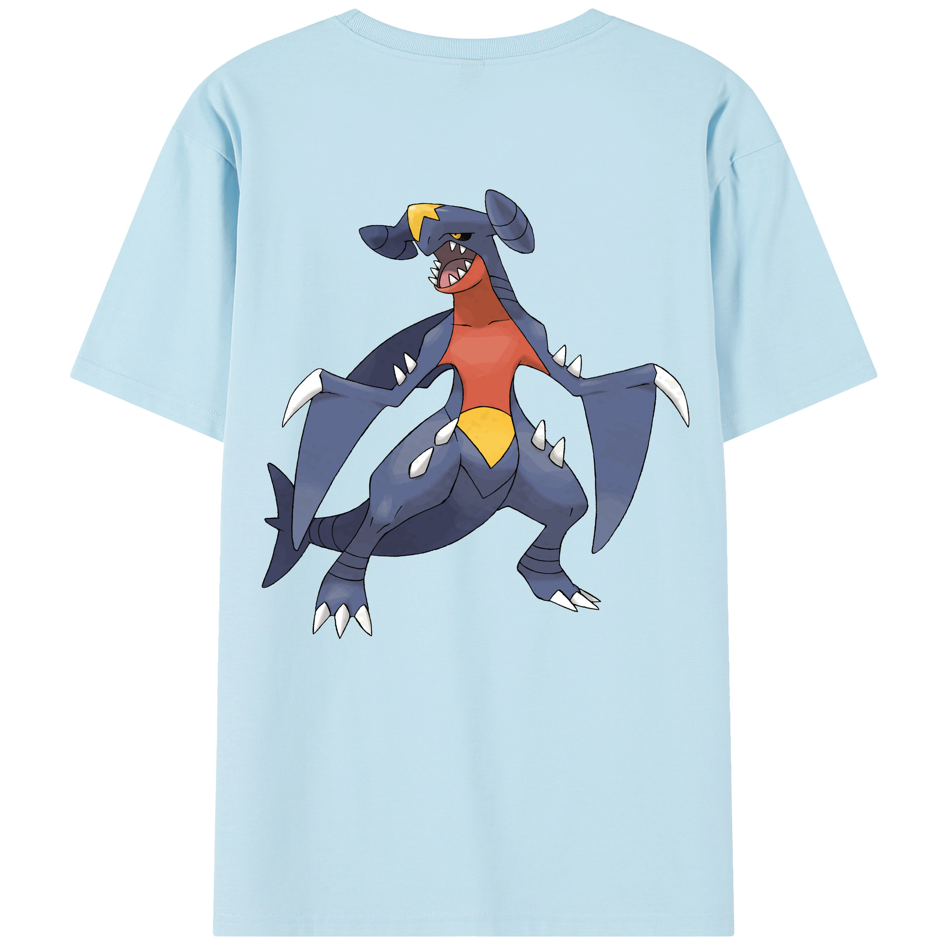 （画像用） ポケットモンスター Pokémon 綿100％半袖Tシャツ（背面プリント）